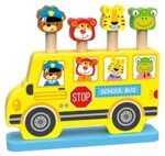 Wooden Educational Pop Up Bus