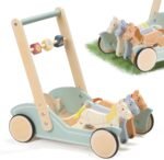 Wooden Galloping Ponies 2-in-1 Push & Pull Learning Walker