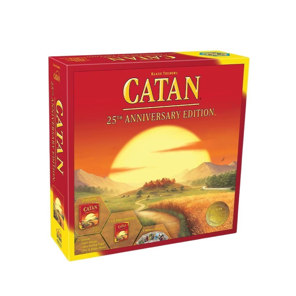 1-10.jpg Catan 25th Anniversary Edition | Collector’s Board Game with Premium Components - Image 1