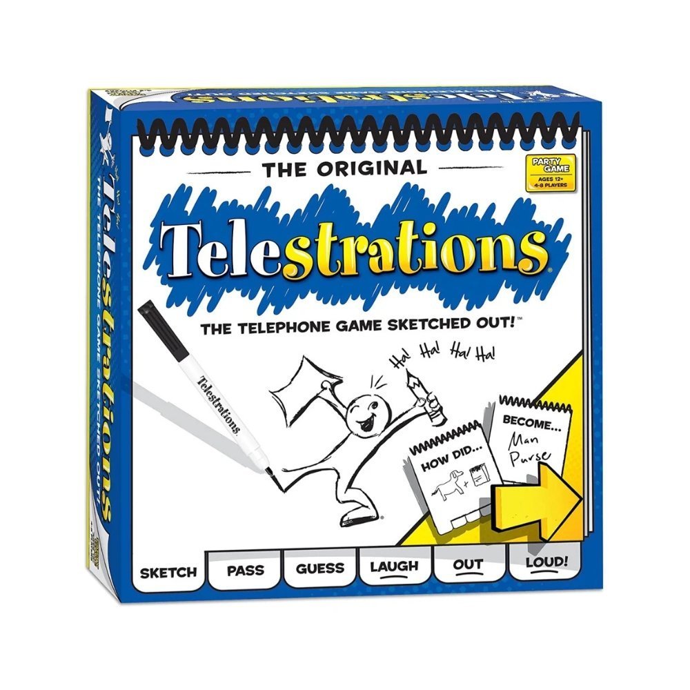 1-7.jpg Telestrations - The Original Drawing & Guessing Party Game for 4-8 Players - Image 1