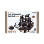 3D Wooden Puzzle – The Seahorse Barque Model Kit - Image 4