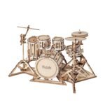 3D Modern Wooden Puzzle – Drum Kit