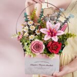 3D Wooden Puzzle – Flower Basket - Image 3