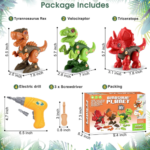 Dinosaurs STEM Construction Building Set - Image 8