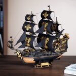 3D Wooden Puzzle – The Seahorse Barque Model Kit - Image 2