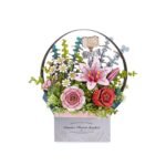 3D Wooden Puzzle – Flower Basket