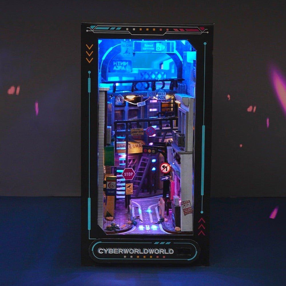Booknook-Cyberpunk-1.jpg Future World Book Nook - Image 1