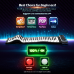 88 Key Keyboard Roll Up Piano – Portable Rechargeable MIDI - Image 2