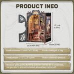 Count Cat’s Study Book Nook - Image 4