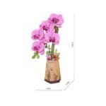 Purple Moth Orchid 3D Wooden Puzzle - Image 5