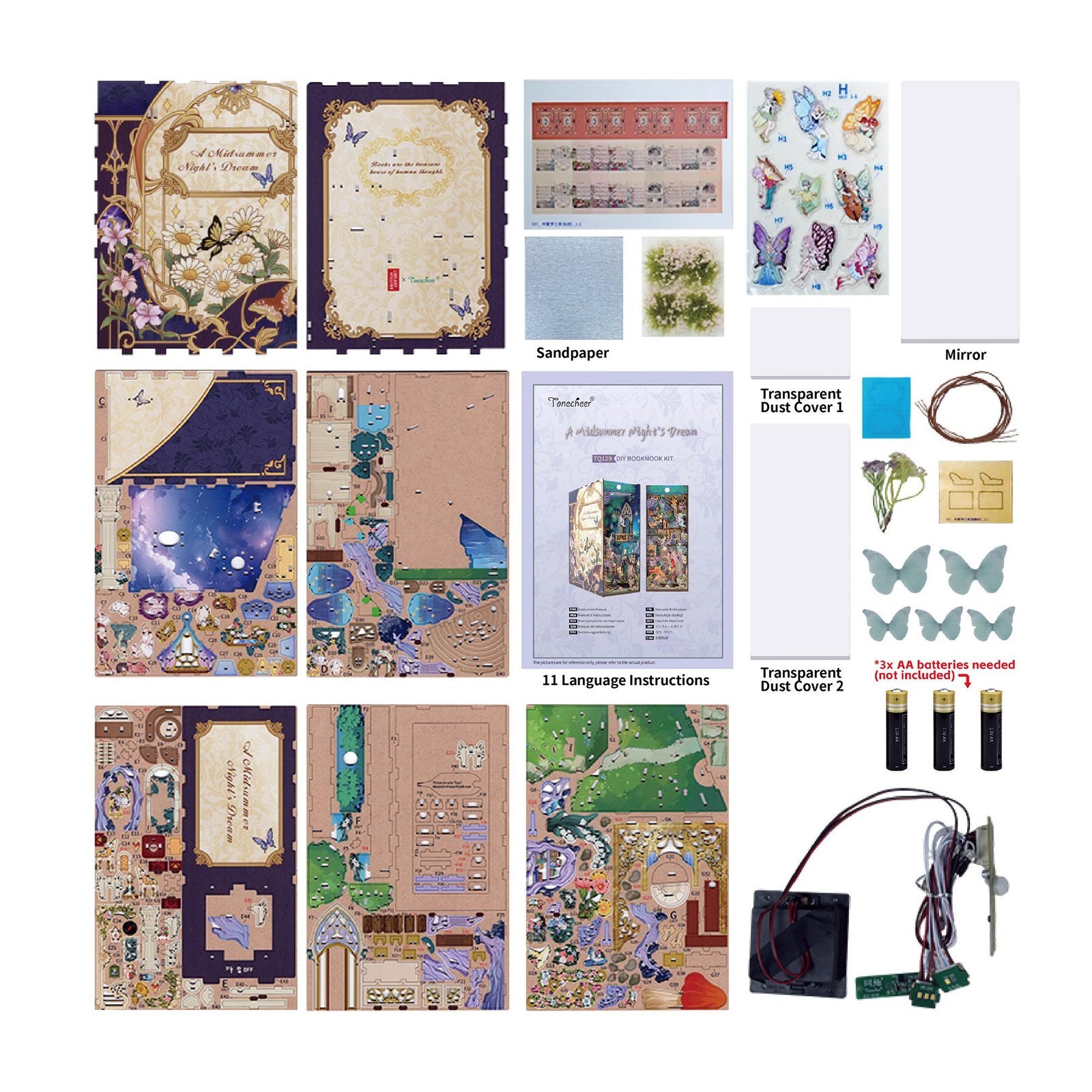 A Midsummer Night's Dream w/ Dust Cover Book Nook Kit - Image 7