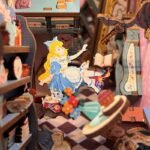 Alice's Adventure Book Nook Kit DIY Miniature Wonderland Scene with LED Lights - Image 5