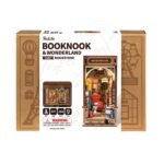 DIY Bookstore Book Nook Kit Miniature Library Scene with LED Lights - Image 4