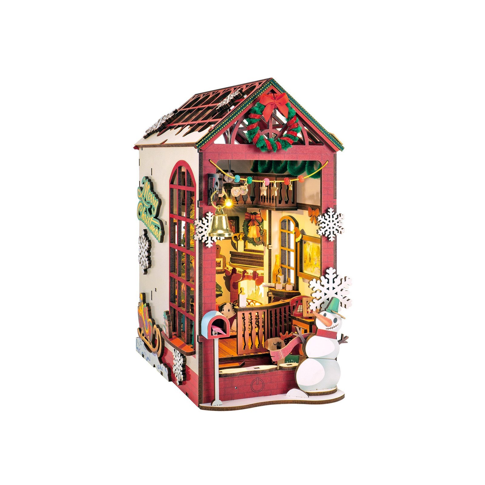 Christmas Indoor Scene Book Nook - Image 1