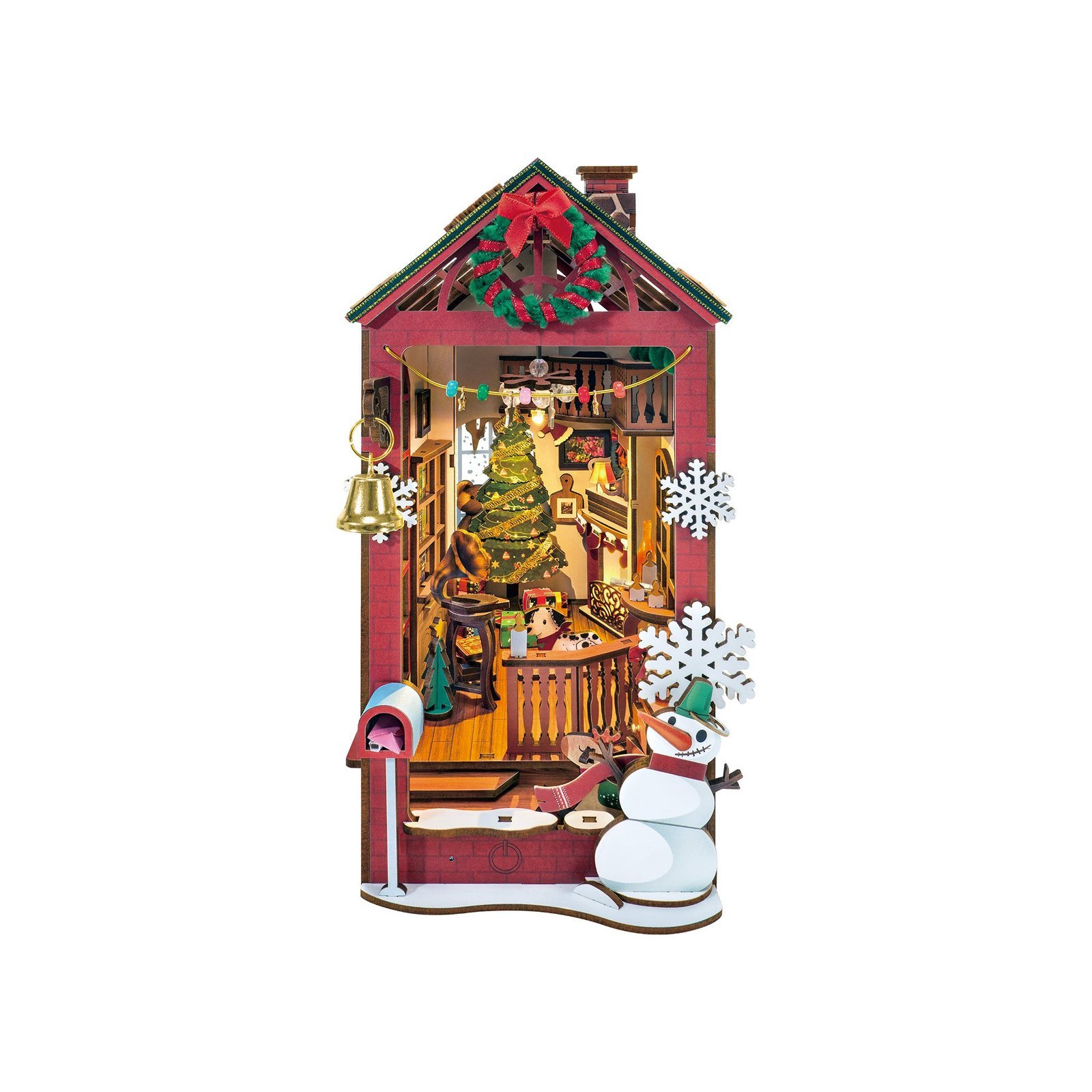 Christmas Indoor Scene Book Nook - Image 3