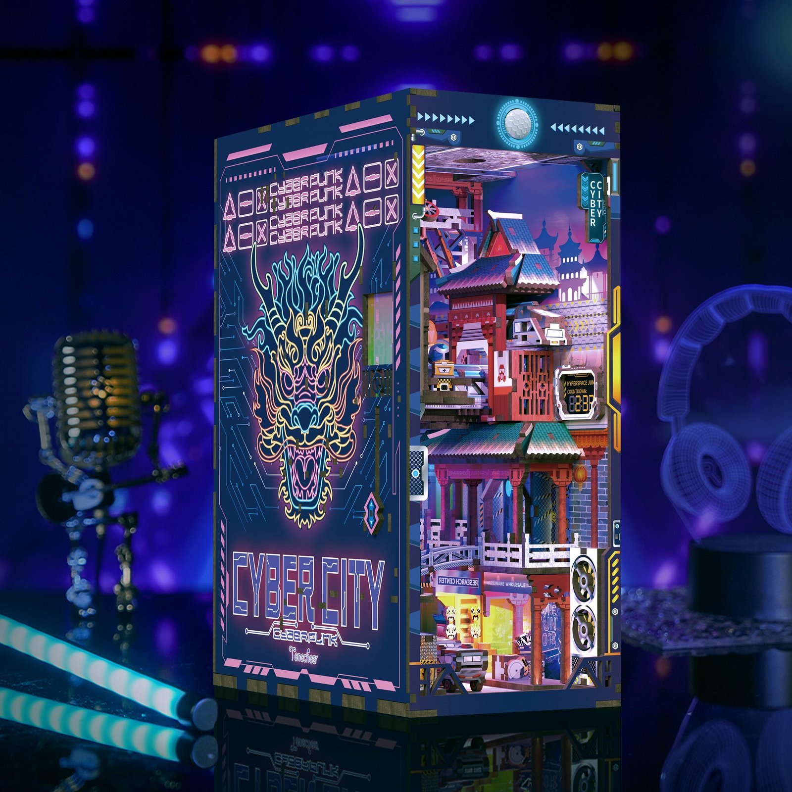 Cyber City w/ Dust Cover Book Nook Kit - Image 6