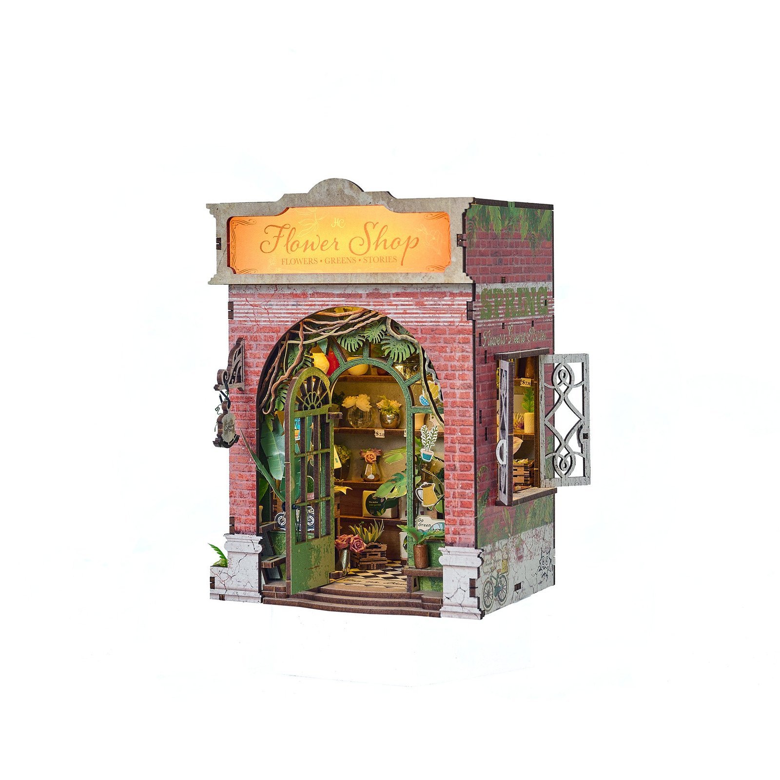 Flower Shop Book Nook - Image 1