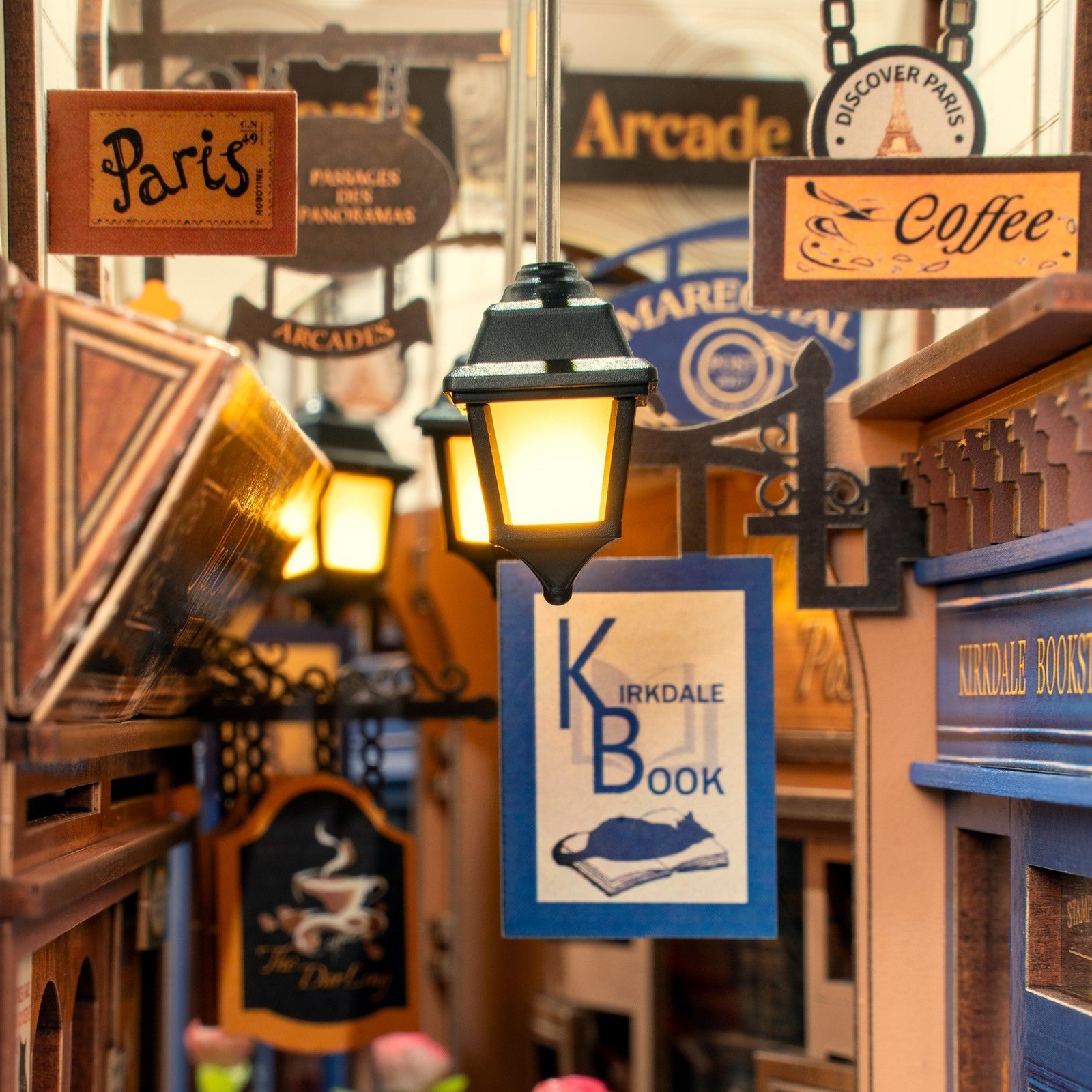 Paris Arcade Date w/ Dust Cover Book Nook Kit - Image 6