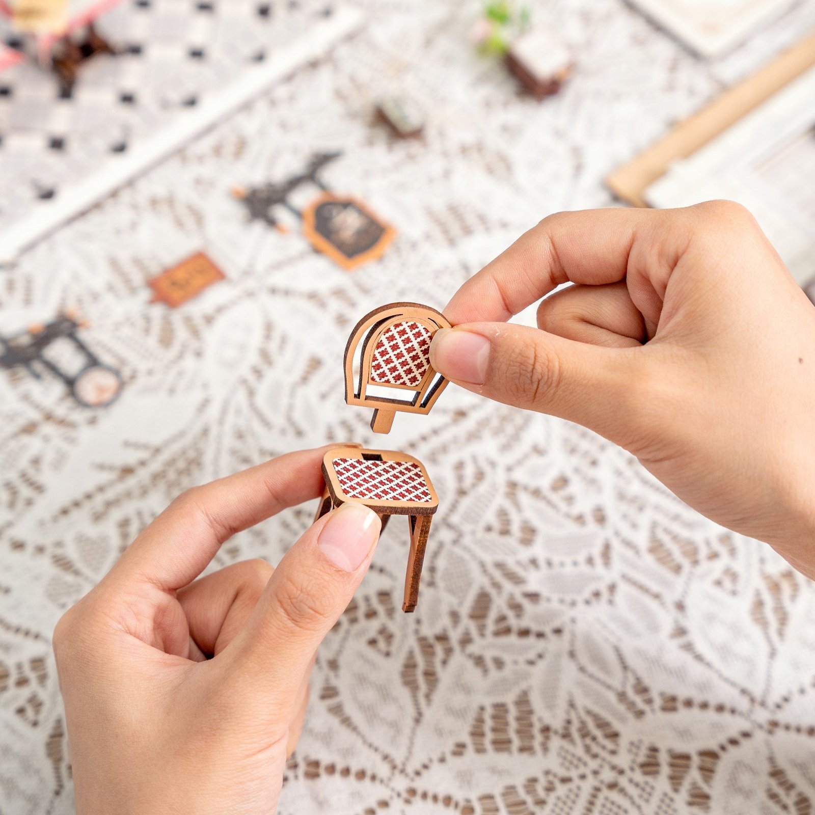 Paris Arcade Date w/ Dust Cover Book Nook Kit - Image 7