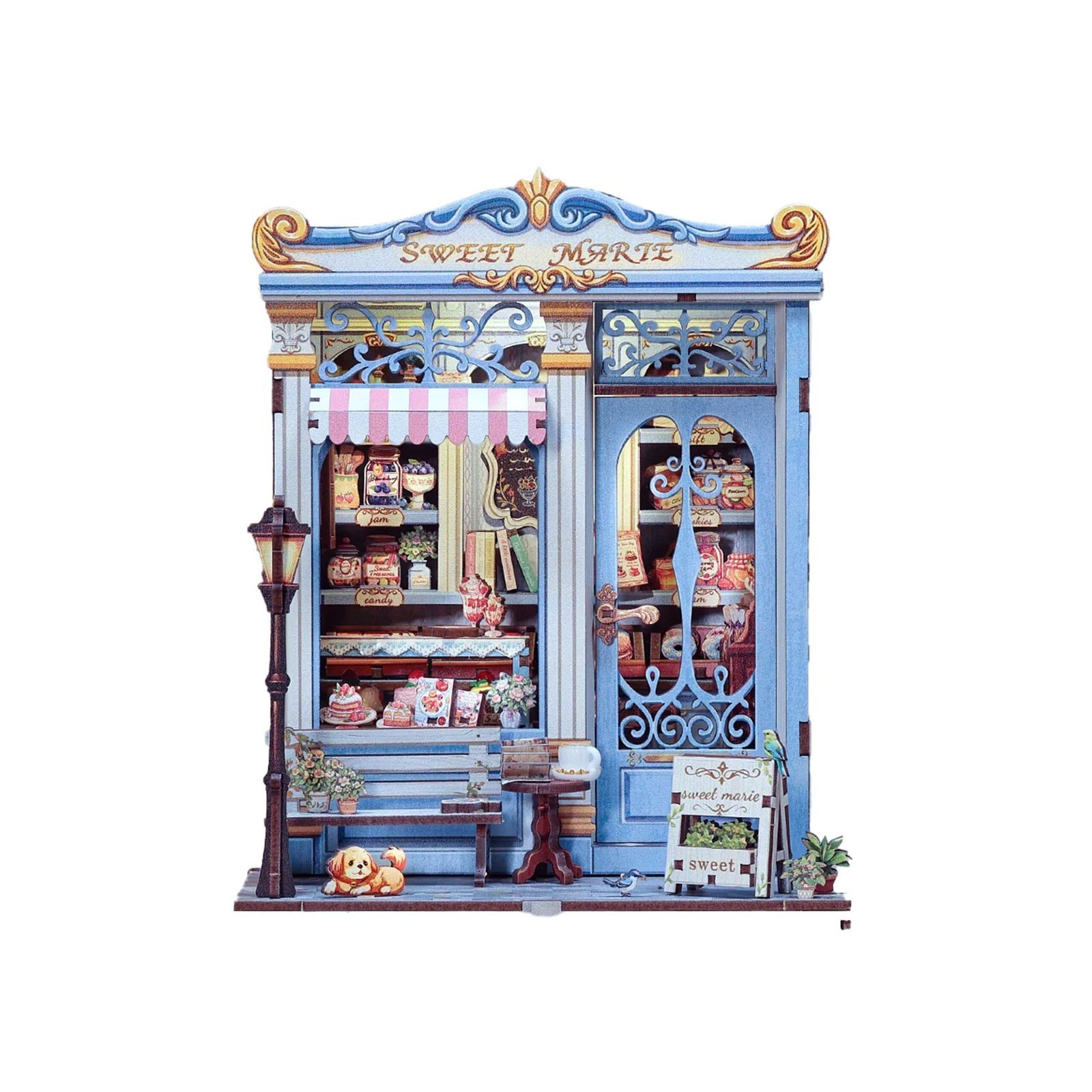 Hands_Craft_DIY_Miniature_Book_Nook_Kit_Sweet_Marie-scaled-1.jpg Sweet Marie Book Nook - Image 1