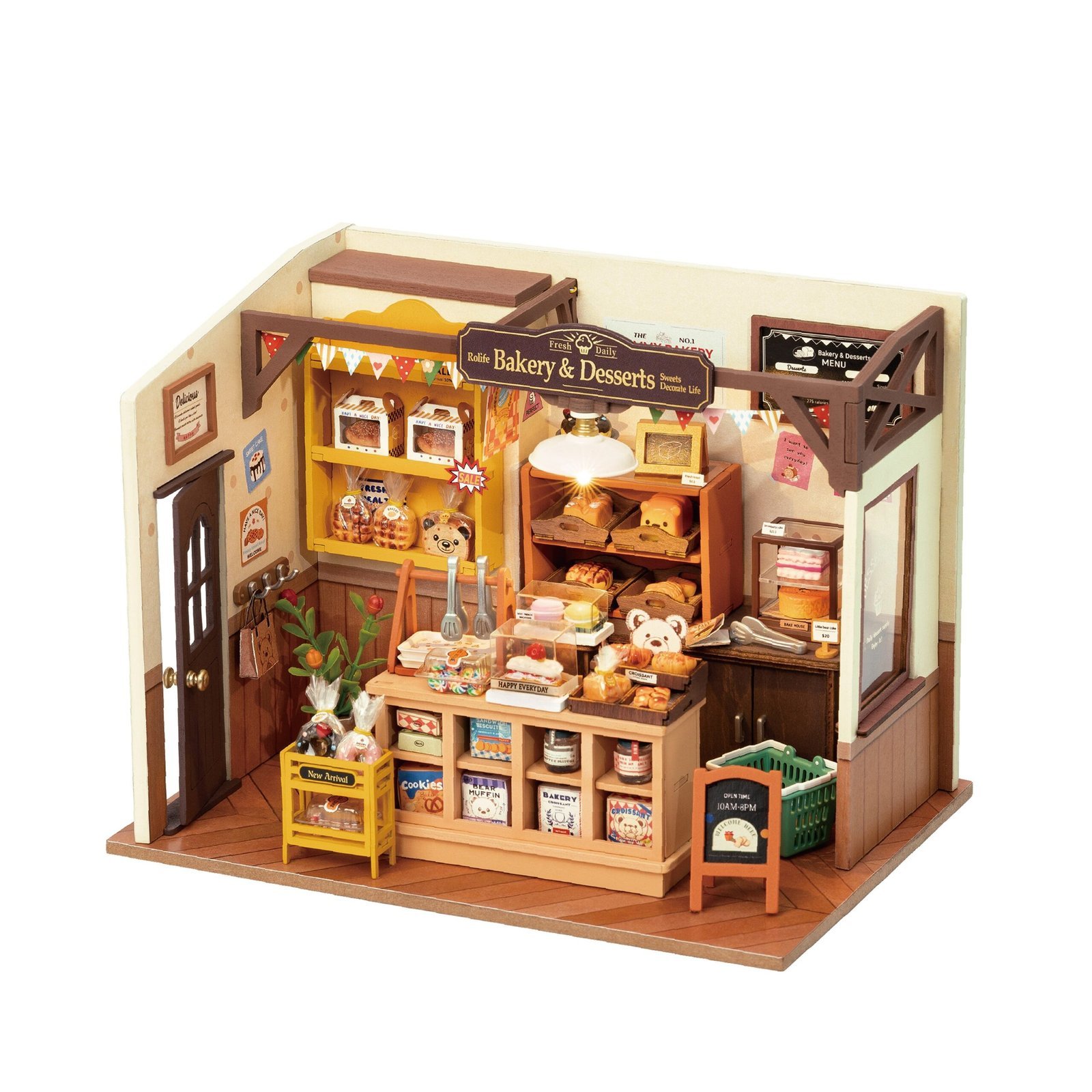 Hands_Craft_DIY_Miniature_House_Kit_Becka_s_Baking_House-scaled-1.jpg Becka's Baking House Kit Miniature House - Image 1