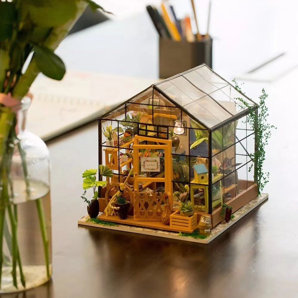 Cathy's Flower House Kit Miniature House - Image 2