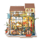 Emily's Flower Shop Book Nook - Image 7