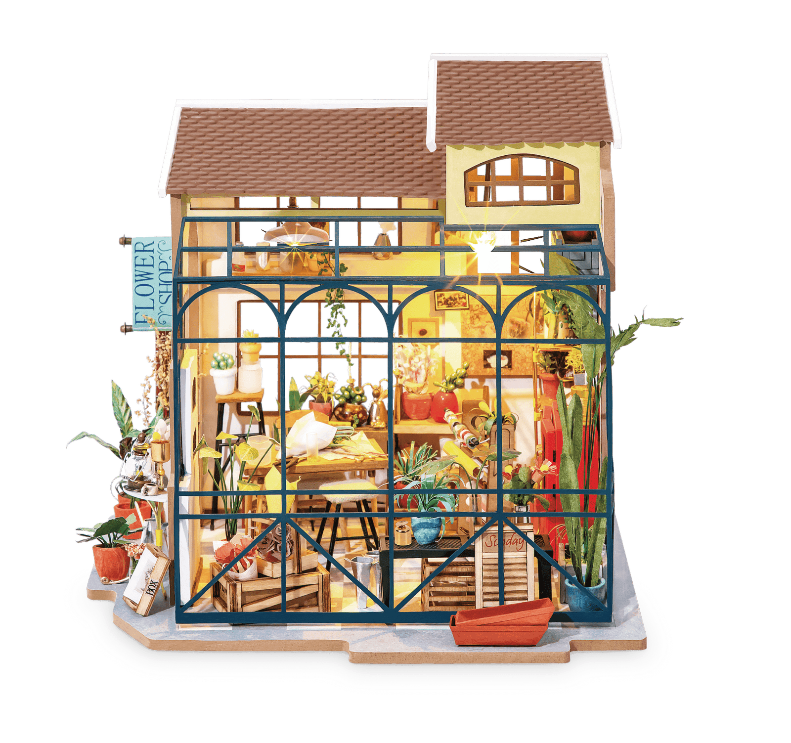 Emily's Flower Shop Book Nook - Image 7