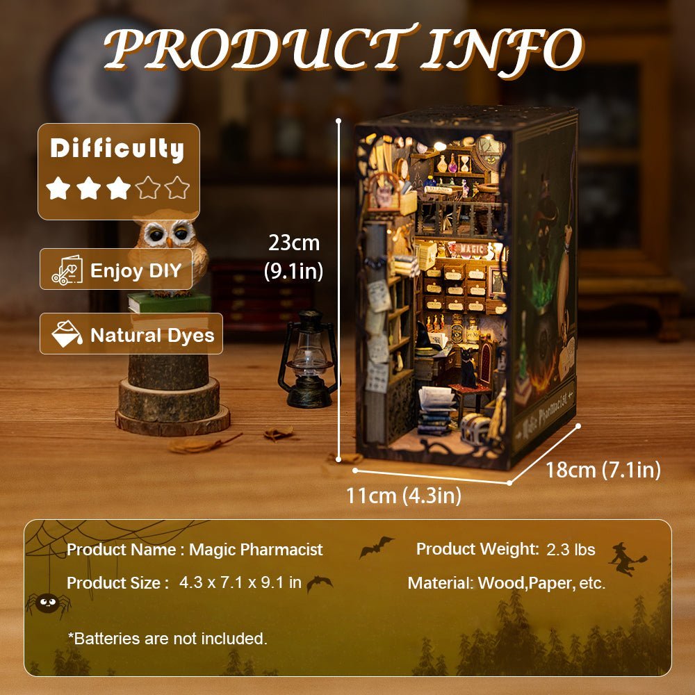 DIY Magic Pharmacist Book Nook Kit - Image 5