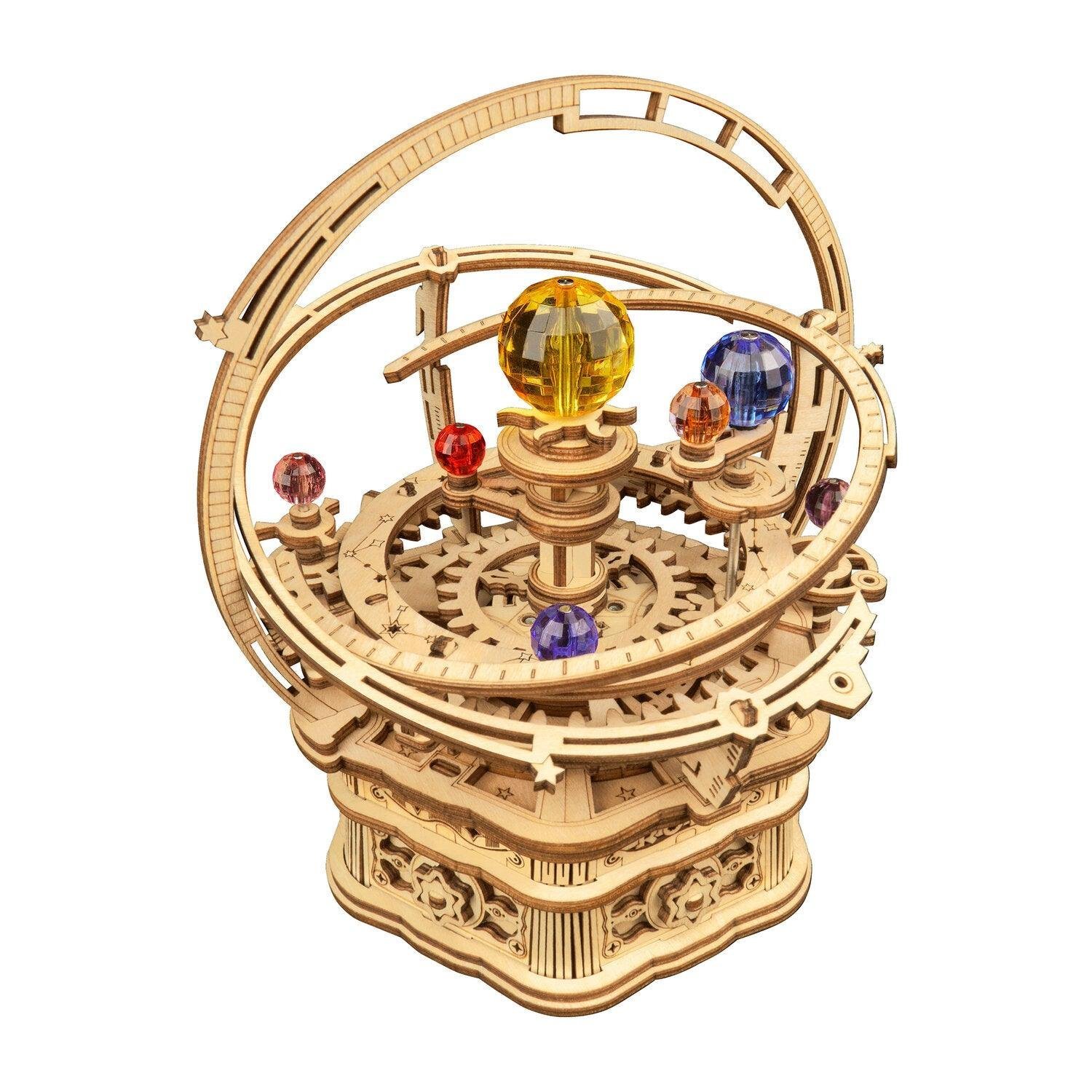 3D Wooden Puzzle Music Box – Starry Night - Image 1