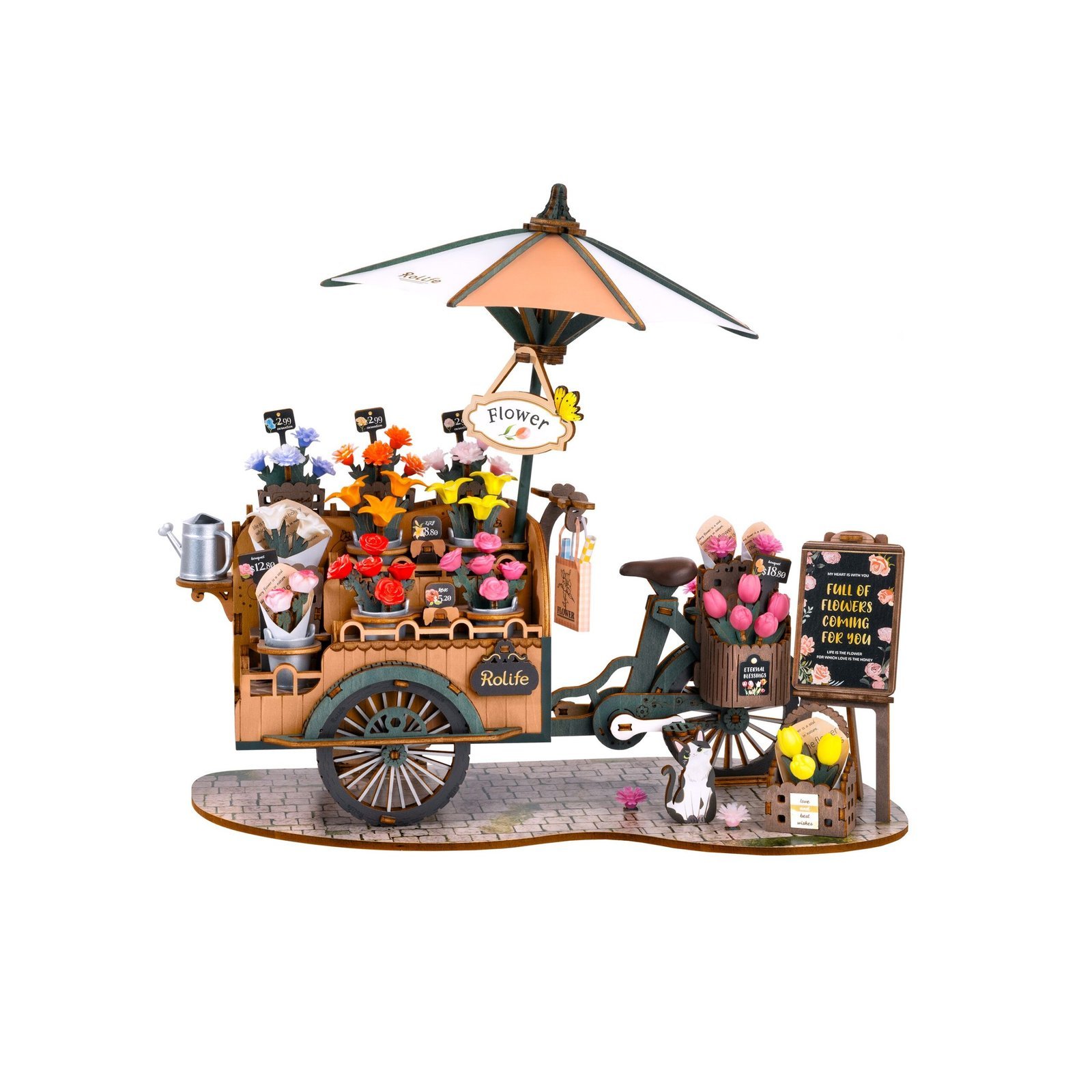 Hands_Craft_DIY_Miniatures_3D_Wooden_Puzzle_Blossom_Cart-scaled-1.jpg Blossom Cart 3D Wooden Puzzle - Image 1