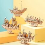 Sailing Ship 3D Wooden Puzzle - Image 2