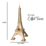 Eiffel Tower 3D Wooden Puzzle - Image 3