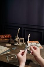 3D Modern Wooden Puzzle – Drum Kit - Image 3