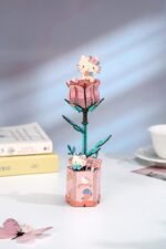 3D Puzzles – Kitty Pink Rose - Image 2