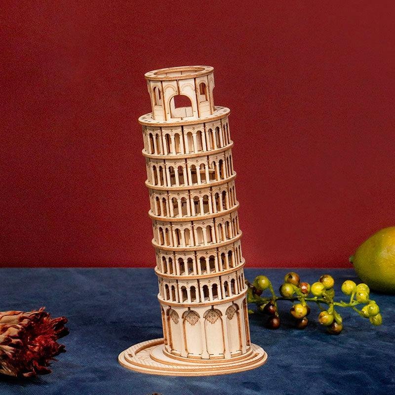 Leaning Tower of Pisa 3D Wooden Puzzle - Image 2