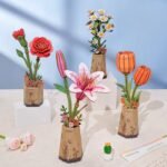 Pink Lily 3D Wooden Puzzle - Image 2