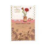 Red Carnation 3D Wooden Puzzle - Image 3