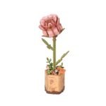 Pink Rose 3D Wooden Puzzle