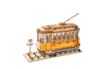 Yellow Trolley 3D Wooden Puzzle