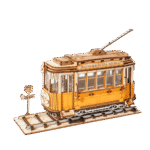 Yellow Trolley 3D Wooden Puzzle
