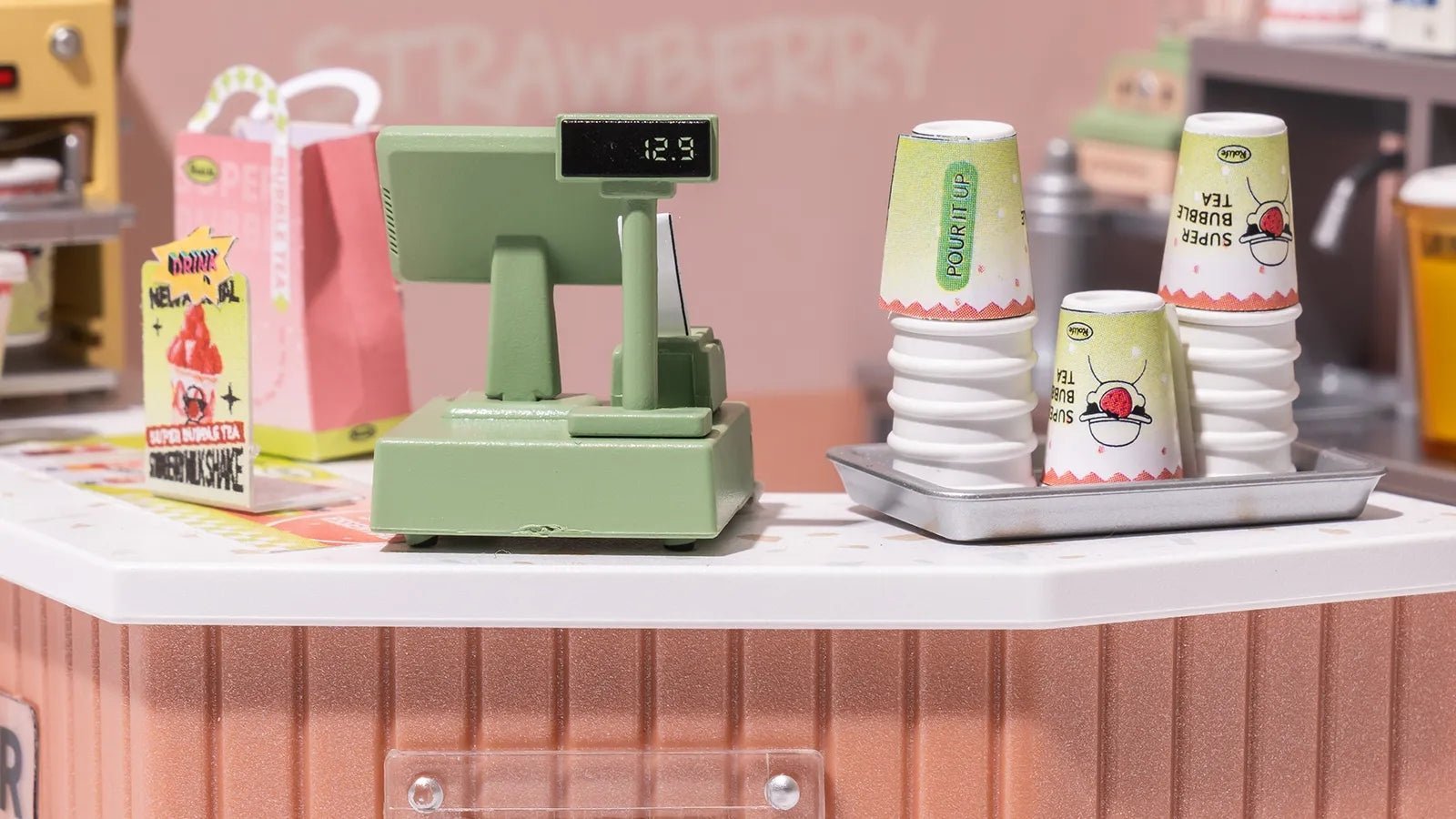 Double Joy Bubble Tea Book Nook - Image 6