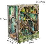 Lost Ruins DIY Fantasy Book Nook with LED Crystals - Image 5