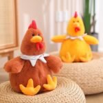 Big Belly Chicken Plush Toy - Cuckoo Rooster Doll for Kids 