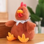 Big Belly Chicken Plush Toy - Cuckoo Rooster Doll for Kids  - Image 8