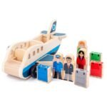 Wooden Toy Fire Truck & Car Transport Vehicle Set for Kids  - Image 13