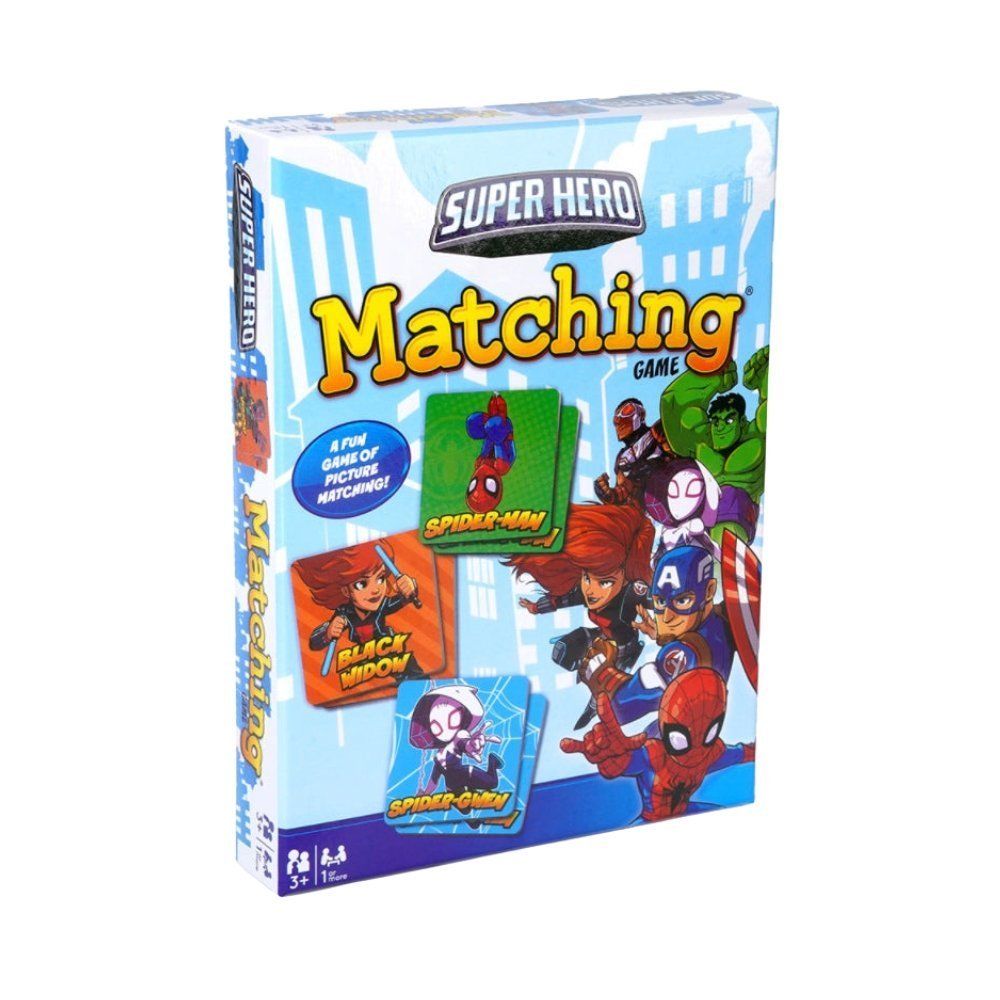 PIC-1-1.jpg Super Hero Matching Game for Kids | Memory & Picture Card Game 2-4 Players - Image 1