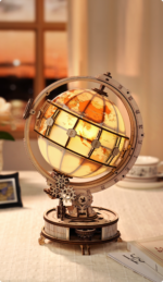 Luminous Globe w/ LED Lights 3D Wooden Puzzle - Image 2