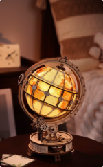 Luminous Globe w/ LED Lights 3D Wooden Puzzle - Image 7