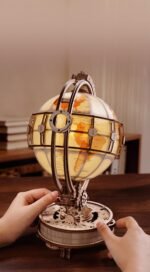 Luminous Globe w/ LED Lights 3D Wooden Puzzle - Image 3